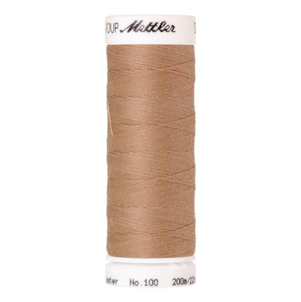 mettler-seralon-260-fil-coudre-200-m-brun-moyen-polyester image 1