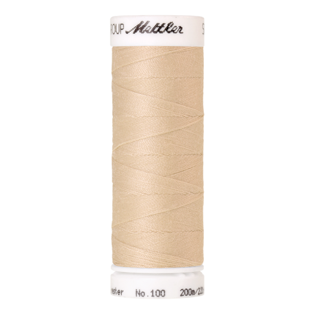 mettler-seralon-1453-fil-coudre-beige-200m-polyester image 1