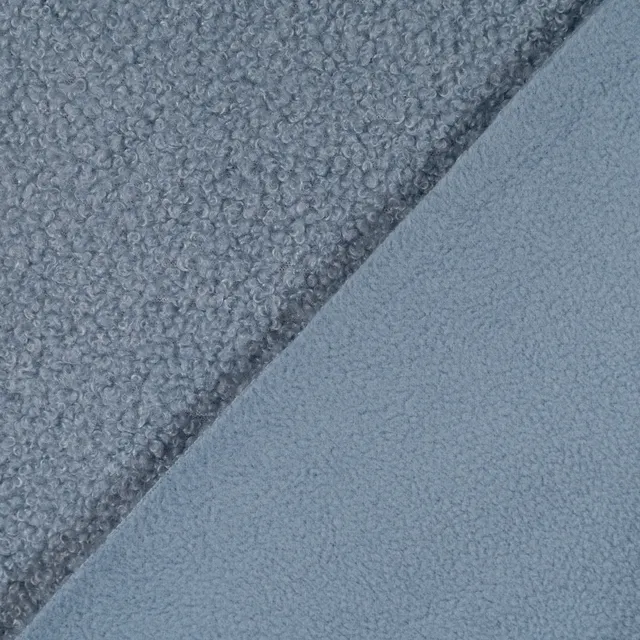 ikat-e-tissus-teddy-polaire-tissu-bleu-sherpa image 1