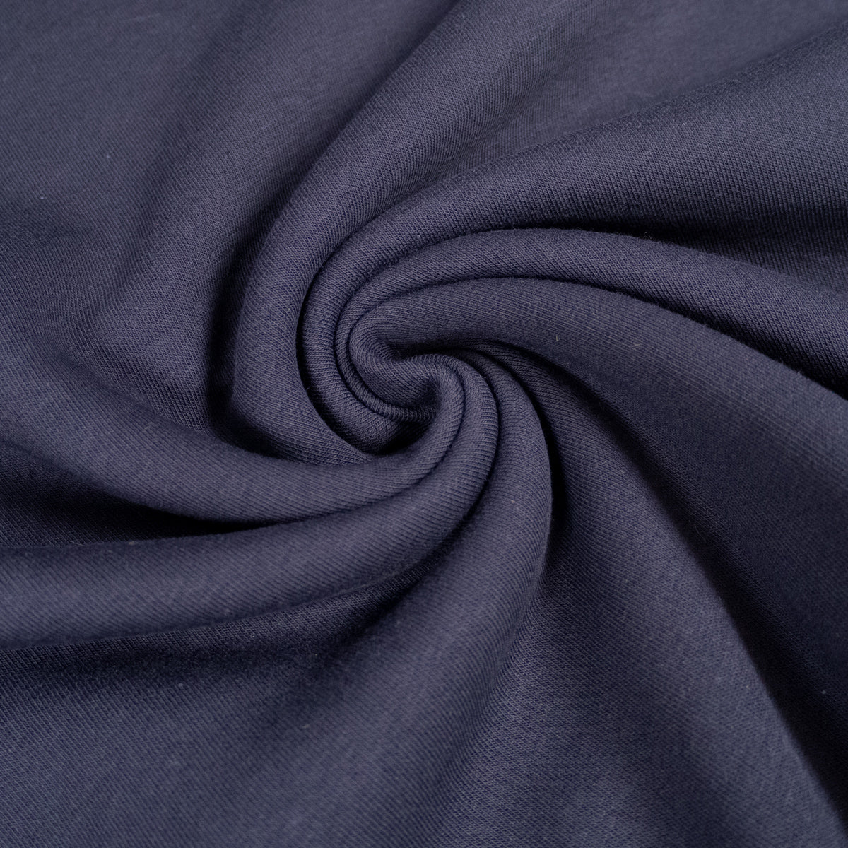 ikatee-tissus-sweat-pais-tissu-sweat-bleu-marine-285-g-m image 1