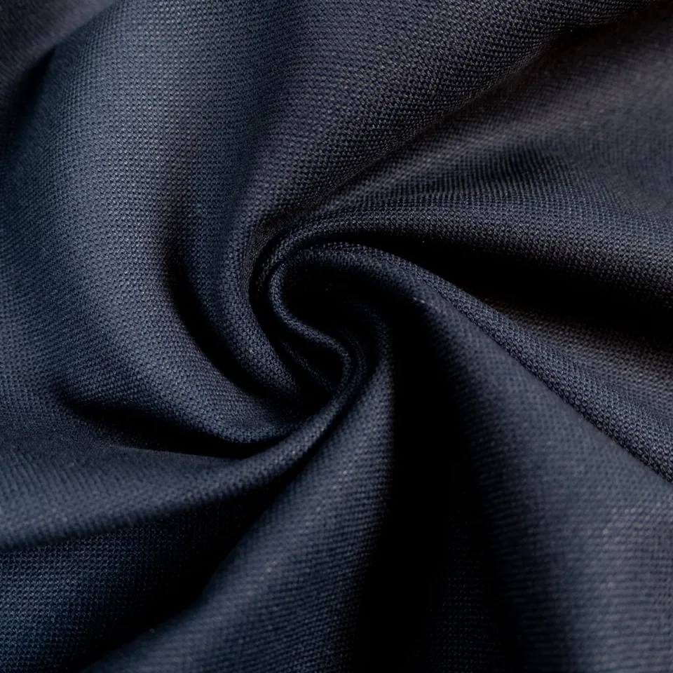 ikat-e-tissus-canvas-dawn-toile-coton-bleu-nuit image 1