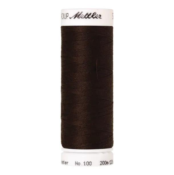 mettler-seralon-428-fil-coudre-marron-fonc-200-m-polyester image 1