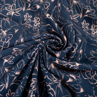 ikat-e-jaipur-ink-tissu-viscose-encre-fleurie image 4