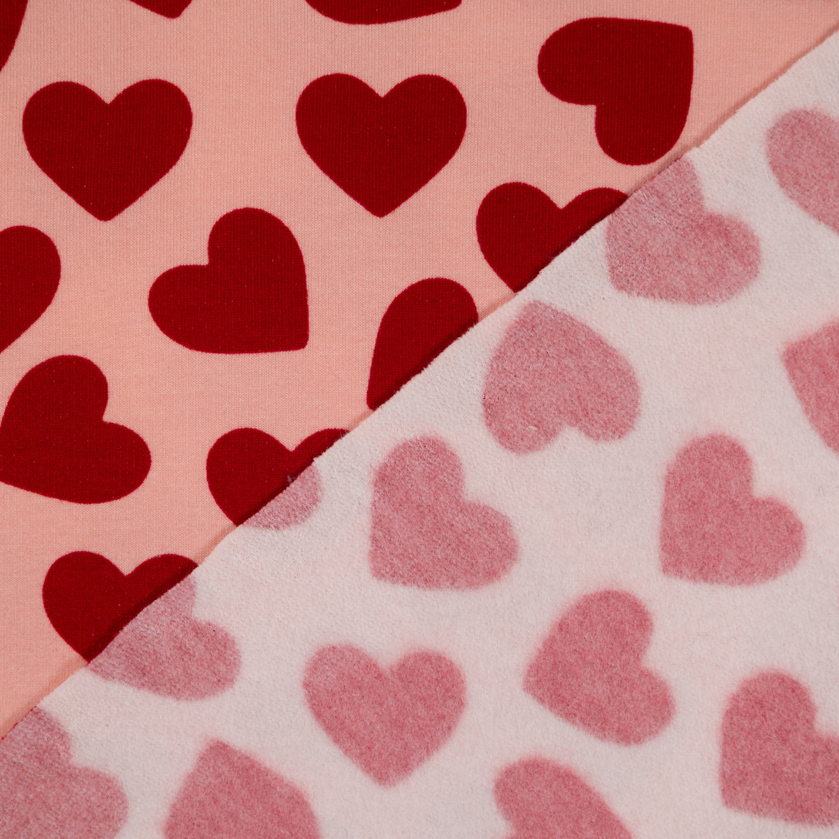 ikat-e-tissus-tissu-sweat-c-urs-rose-et-rouge-au-m-tre image 5
