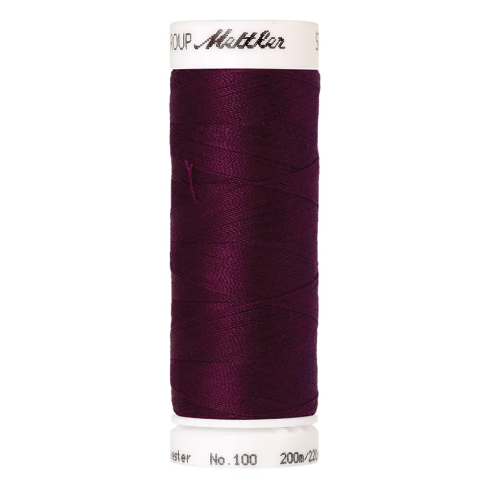 mettler-mercerie-fil-coudre-seralon-200-m-rouge-1067 image 1