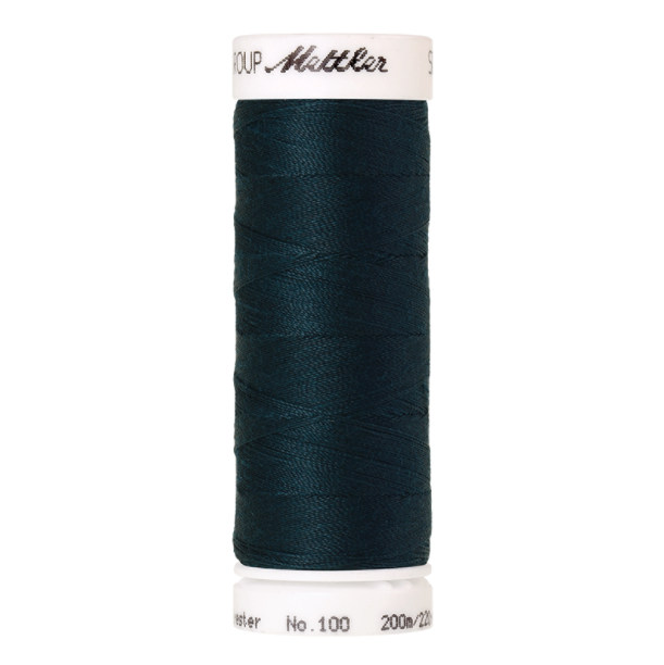 mettler-seralon-763-fil-coudre-bleu-canard-200m-polyester image 1