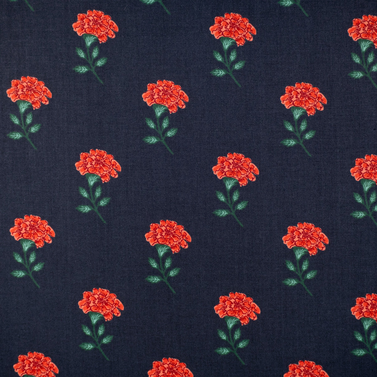 ikat-e-marisol-popeline-coton-bleu-nuit-rifle-paper image 1