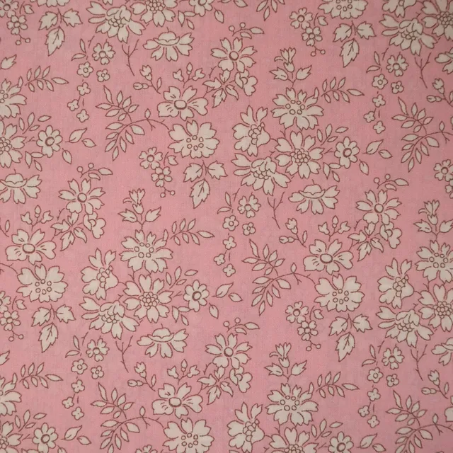 ikat-e-tissus-liberty-capel-tissu-coton-rose-au-m-tre image 1