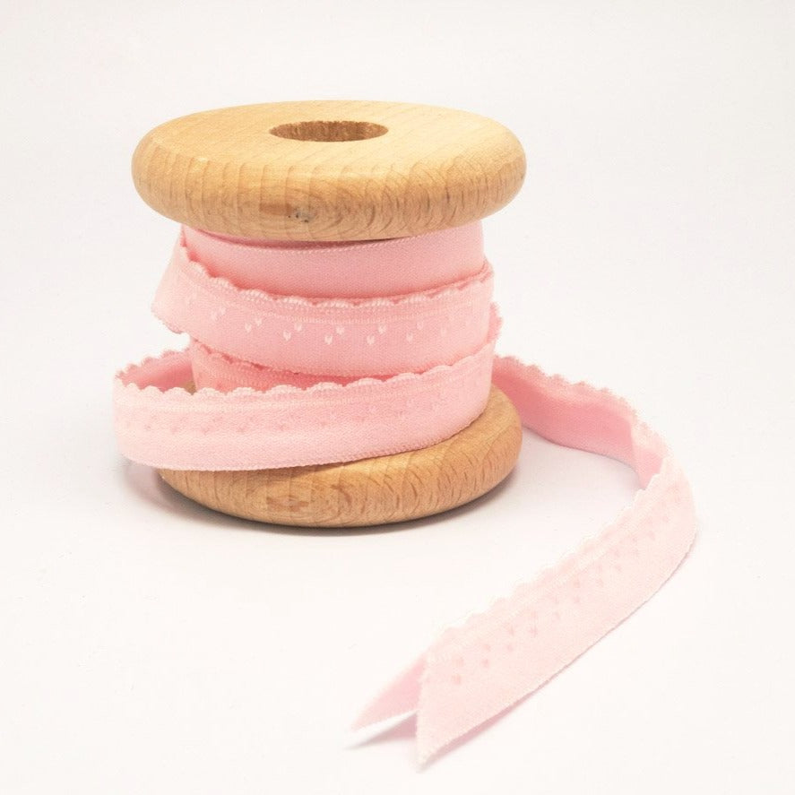 ikat-e-biais-lastique-lingerie-rose-22-mm image 1