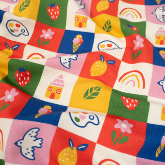 ikat-e-recreation-tissu-french-terry-multicolore-bio image 3