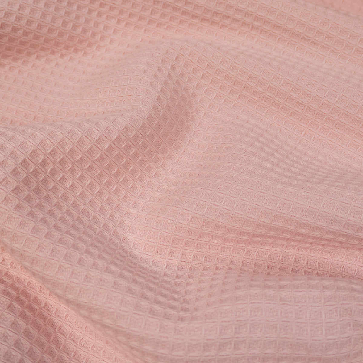 ikat-e-nid-d-abeille-coupon-tissu-ponge-rose-blush-35cm image 2