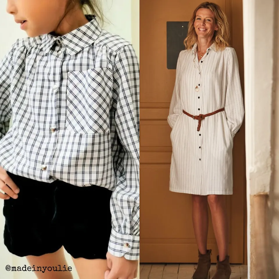 ikat-e-alex-duo-blouse-robe-patron-pdf-femme-34-46-fille-2 image 1