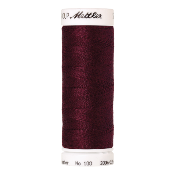 mettler-seralon-109-fil-coudre-rouge-bordeaux-200m-polyester image 1