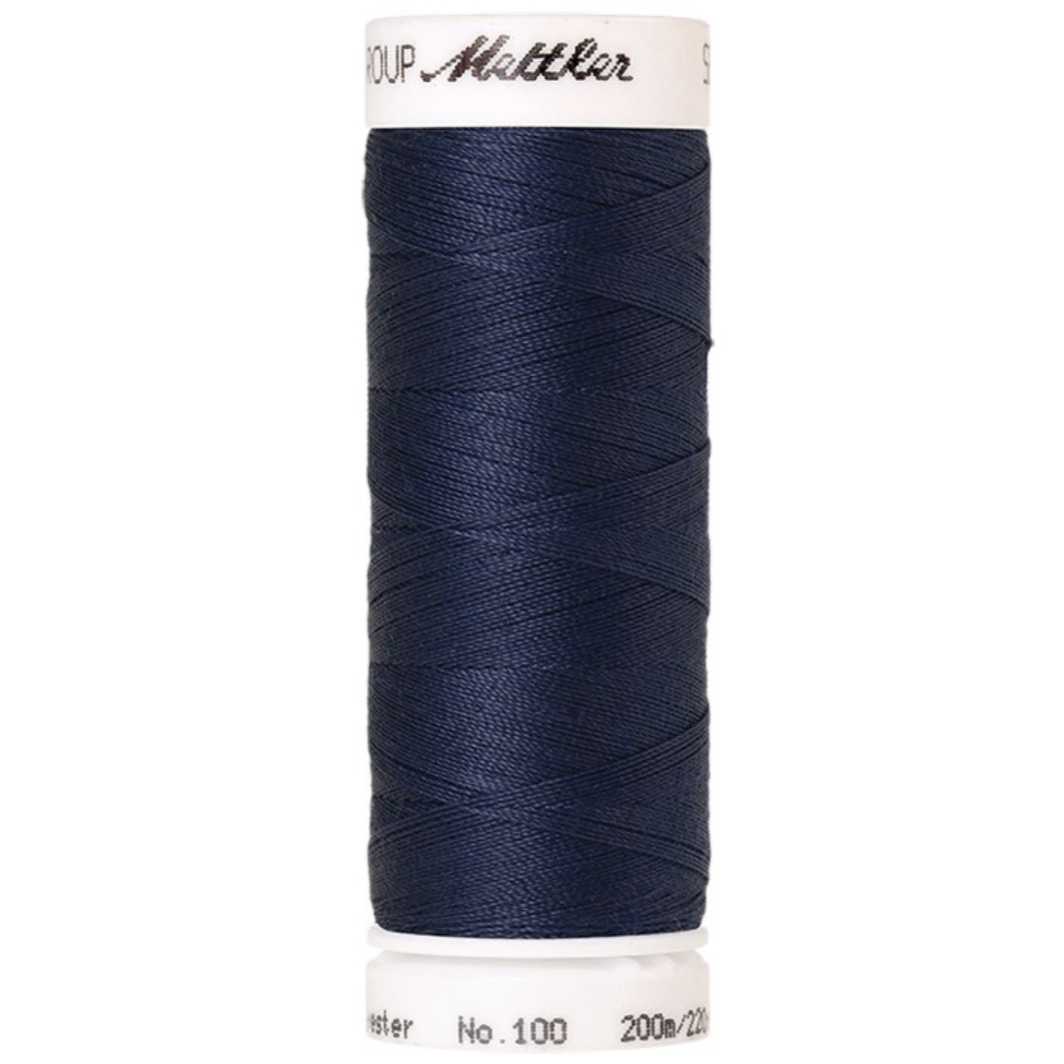 mettler-seralon-585-fil-coudre-200m-bleu-marine image 1