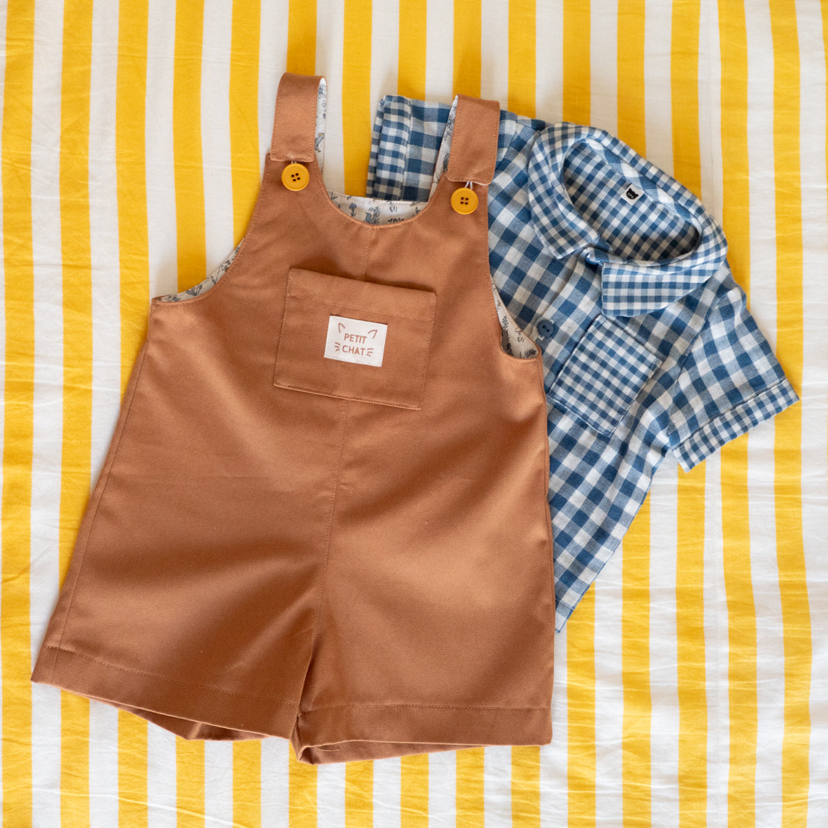 atelier-brunette-tissu-gabardine-coton-pecan-pie-brun image 5