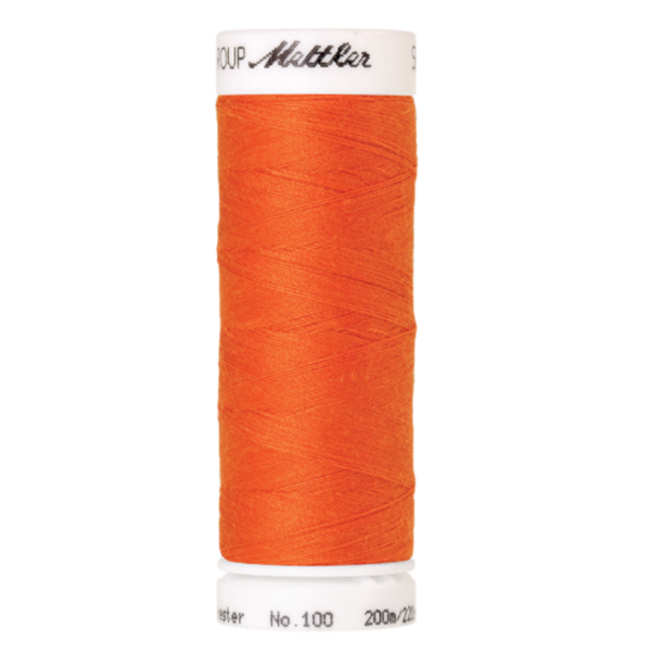 mettler-seralon-fil-coudre-orange-vif-1335-200m-polyester image 1