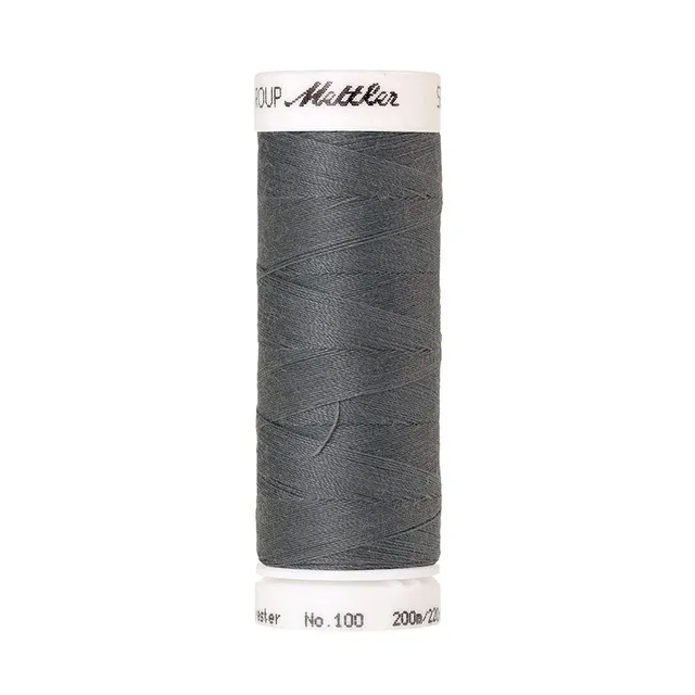 mettler-fil-coudre-seralon-852-gris-200-m image 1