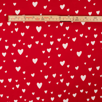 ikat-e-viscose-petit-c-ur-rouge-tissu-robe-drap-opaque image 7