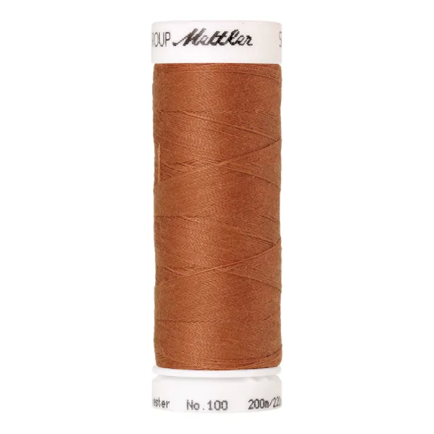 mettler-seralon-fil-coudre-1053-brun-noisette-200m image 1