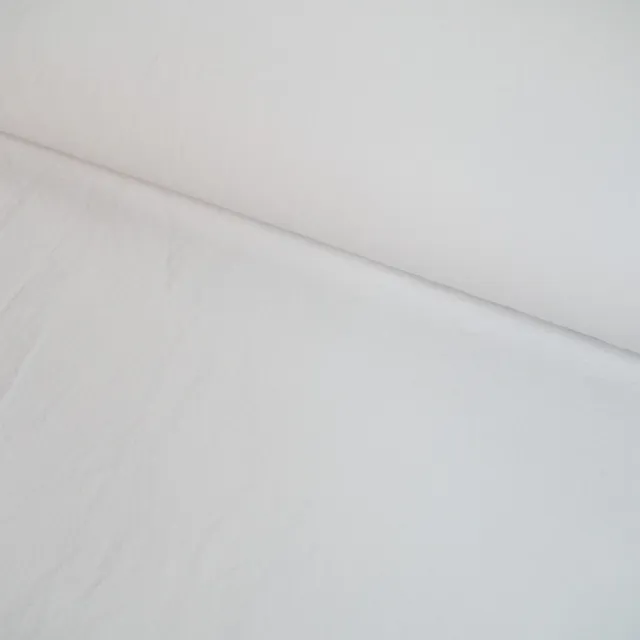 ikat-e-popeline-lav-e-coton-blanc-uni-doux image 1