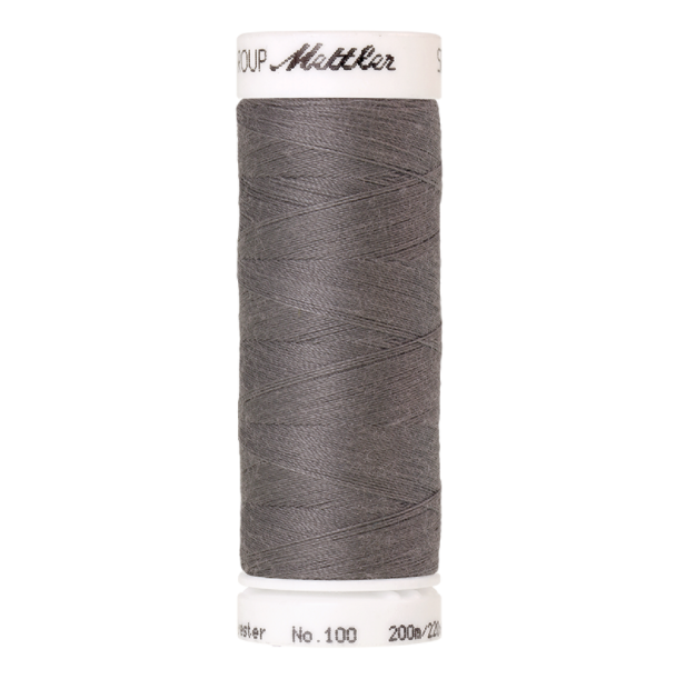 mettler-seralon-318-fil-coudre-200m-gris-polyester image 1