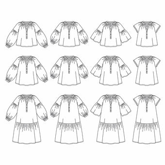 ikat-e-okinawa-patron-blouse-et-robe-femme-pdf-32-52-ample image 2