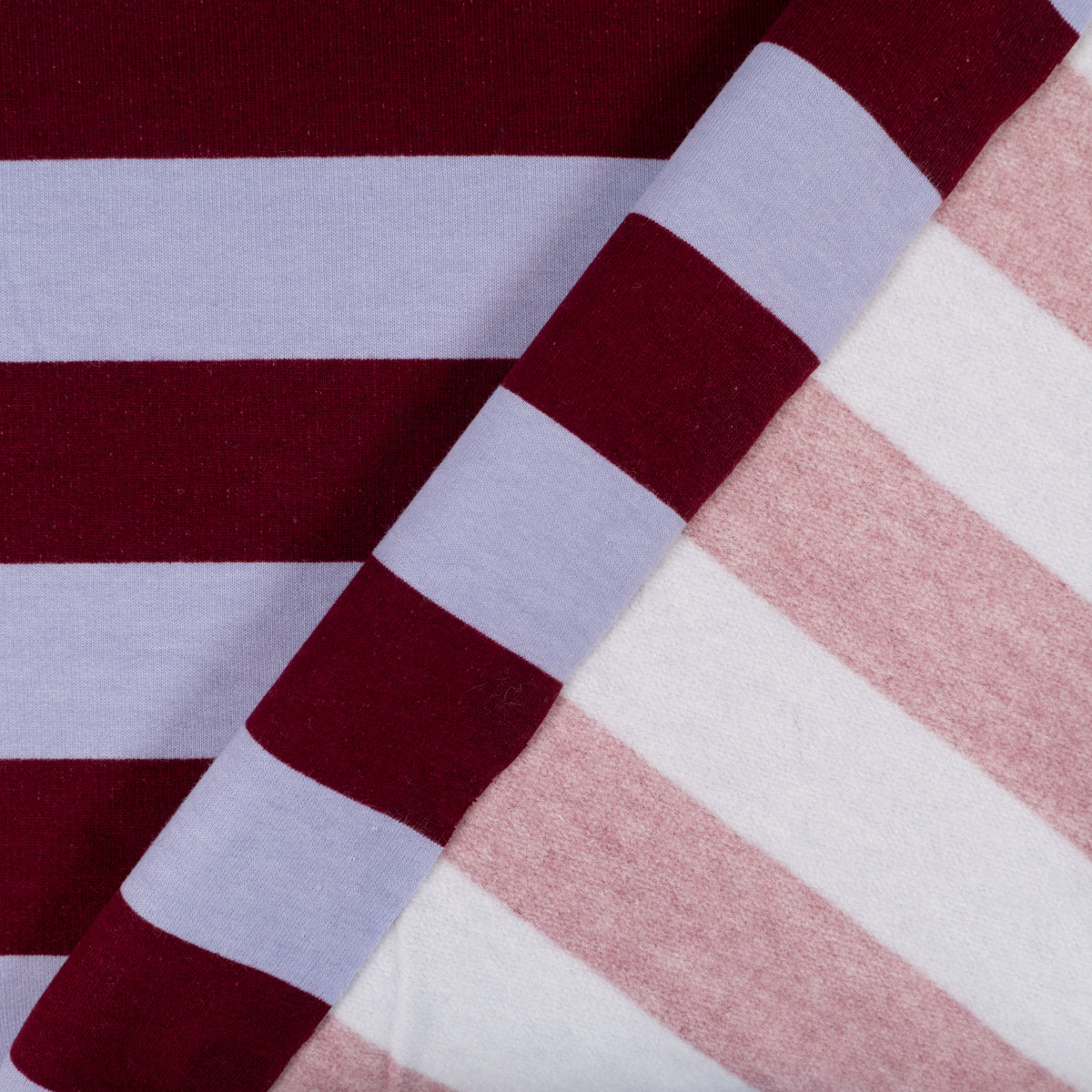 ikat-e-tissus-tissu-sweat-rayures-bordeaux-lavande image 5