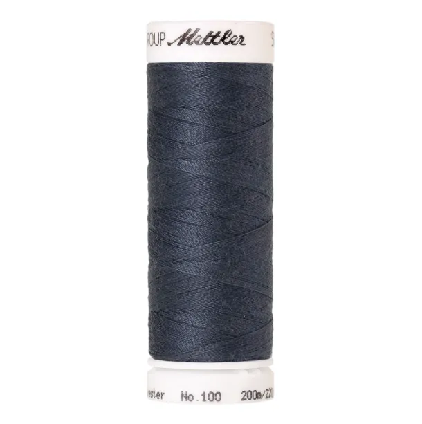 mettler-seralon-fil-coudre-311-gris-bleu-fonc-200m image 1