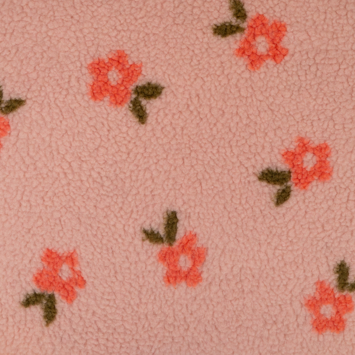 ikat-e-tissu-teddy-jacquard-fleurettes-tissu-rose-fleurs image 2