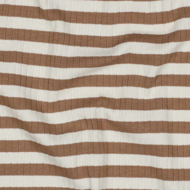 ikat-e-tissus-jersey-c-tel-stretch-rayures-beige-cru image 1
