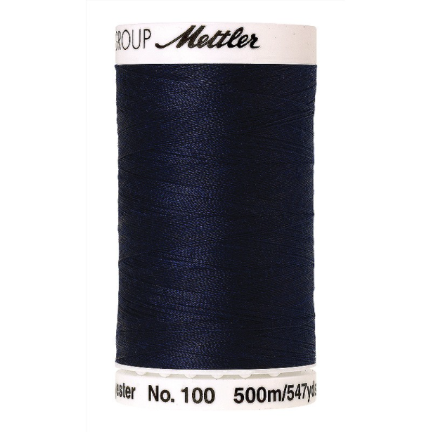 mettler-seralon-fil-coudre-500m-bleu-marine-825-polyester image 1
