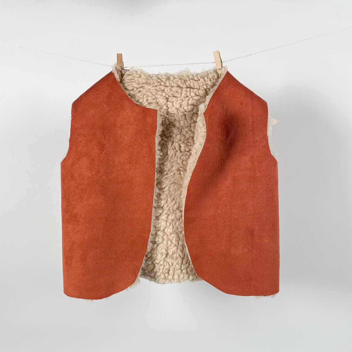 ikat-e-tissus-su-dine-doubl-e-sherpa-terracotta-uni image 5
