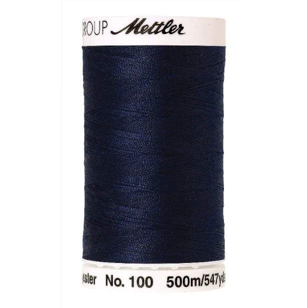 mettler-seralon-fil-coudre-500m-bleu-marine-825 image 1