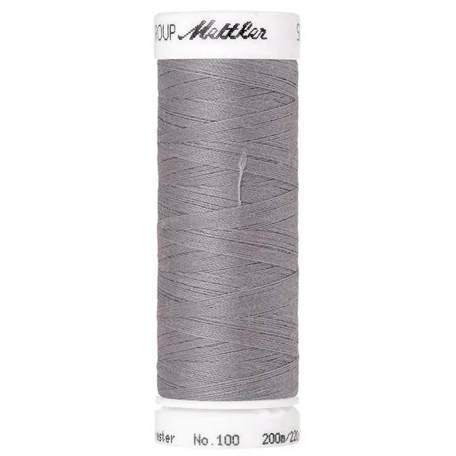 mettler-seralon-413-fil-coudre-200-m-gris-moyen-polyester image 1