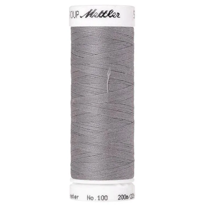 mettler-seralon-413-fil-coudre-200-m-gris-moyen-polyester image 1