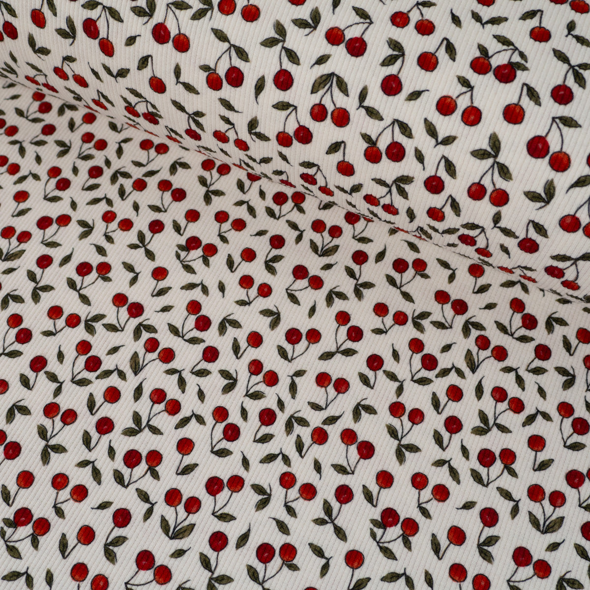 ikat-e-jersey-c-tel-tissu-cerises-cru-au-m-tre-coton image 2
