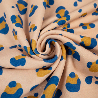 ikat-e-tissus-french-terry-bio-graou-sable-sweat-extensible image 4