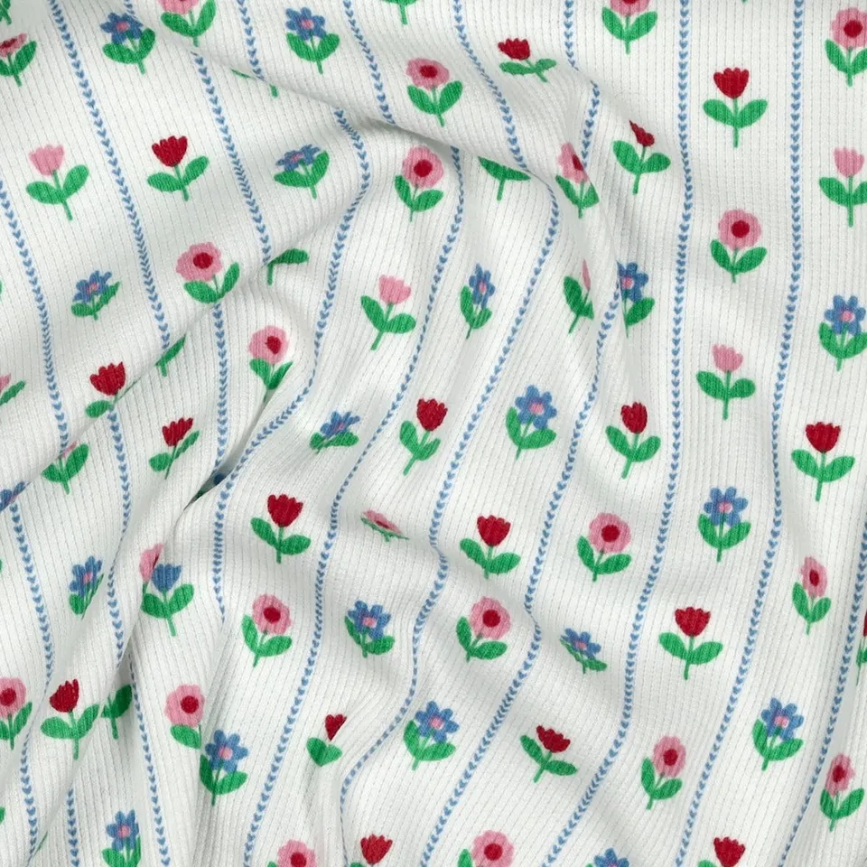 ikat-e-fleurs-champ-tres-tissu-jersey-c-tel-blanc image 1