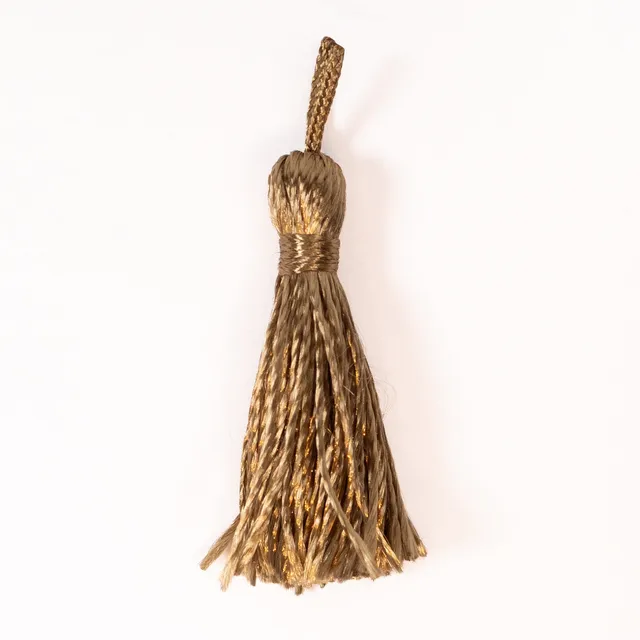 ikat-e-pompon-satin-bronze-mercerie-l-unit image 1