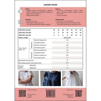 ikat-e-louise-mum-patron-blouse-robe-femme-pdf-34-46 image 5