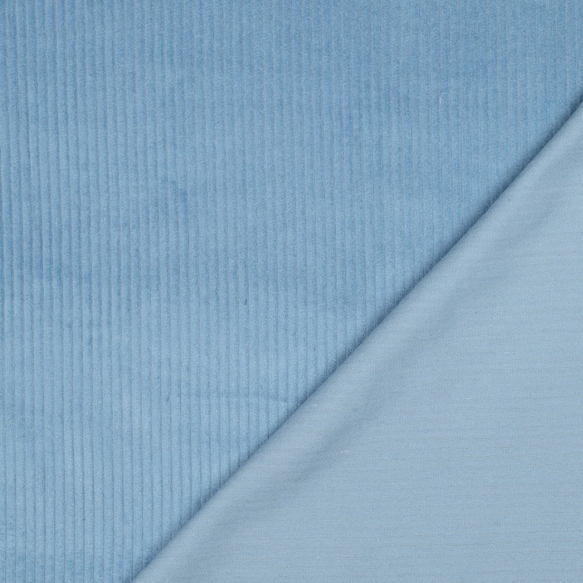 ikat-e-tissus-velours-grosses-c-tes-4w-tissu-bleu-ciel-uni image 4