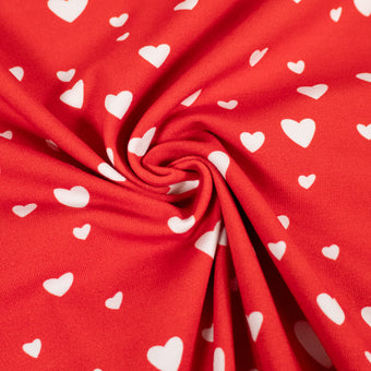 ikat-e-jersey-petit-c-ur-tissu-jersey-bio-rouge-stretch image 3