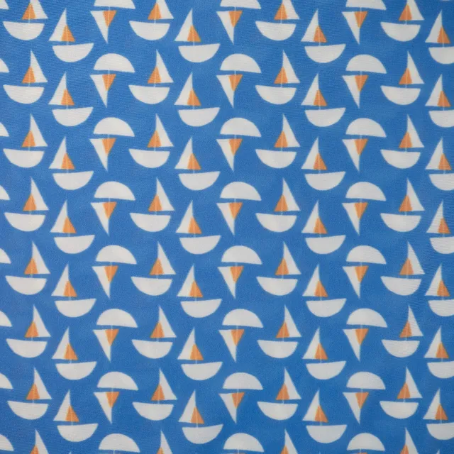 ikat-e-mojaca-tissu-lycra-maillot-bleu-motif-bateau image 1