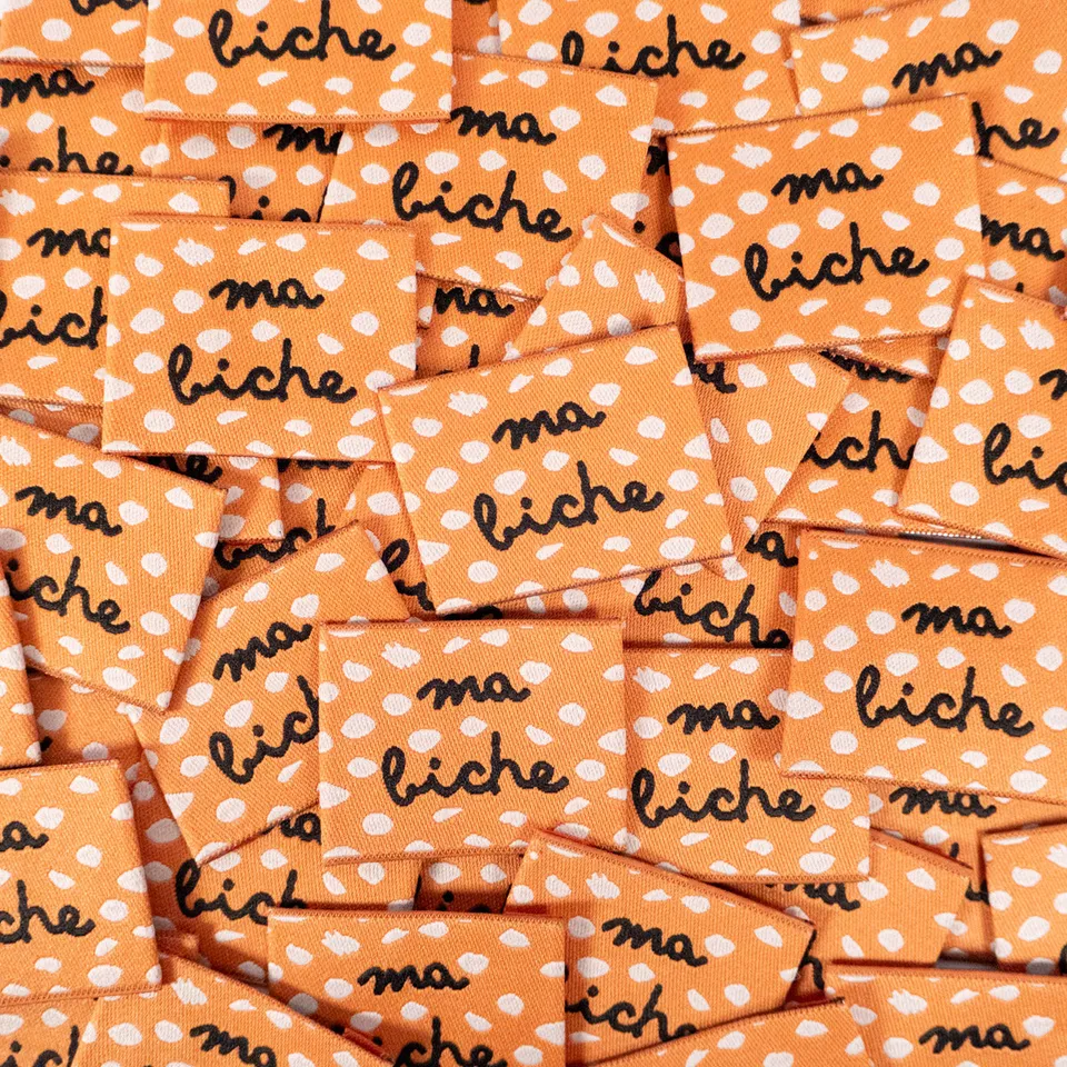 ikat-e-mercerie-tiquettes-tiss-es-my-deer-lot-5-caramel image 1