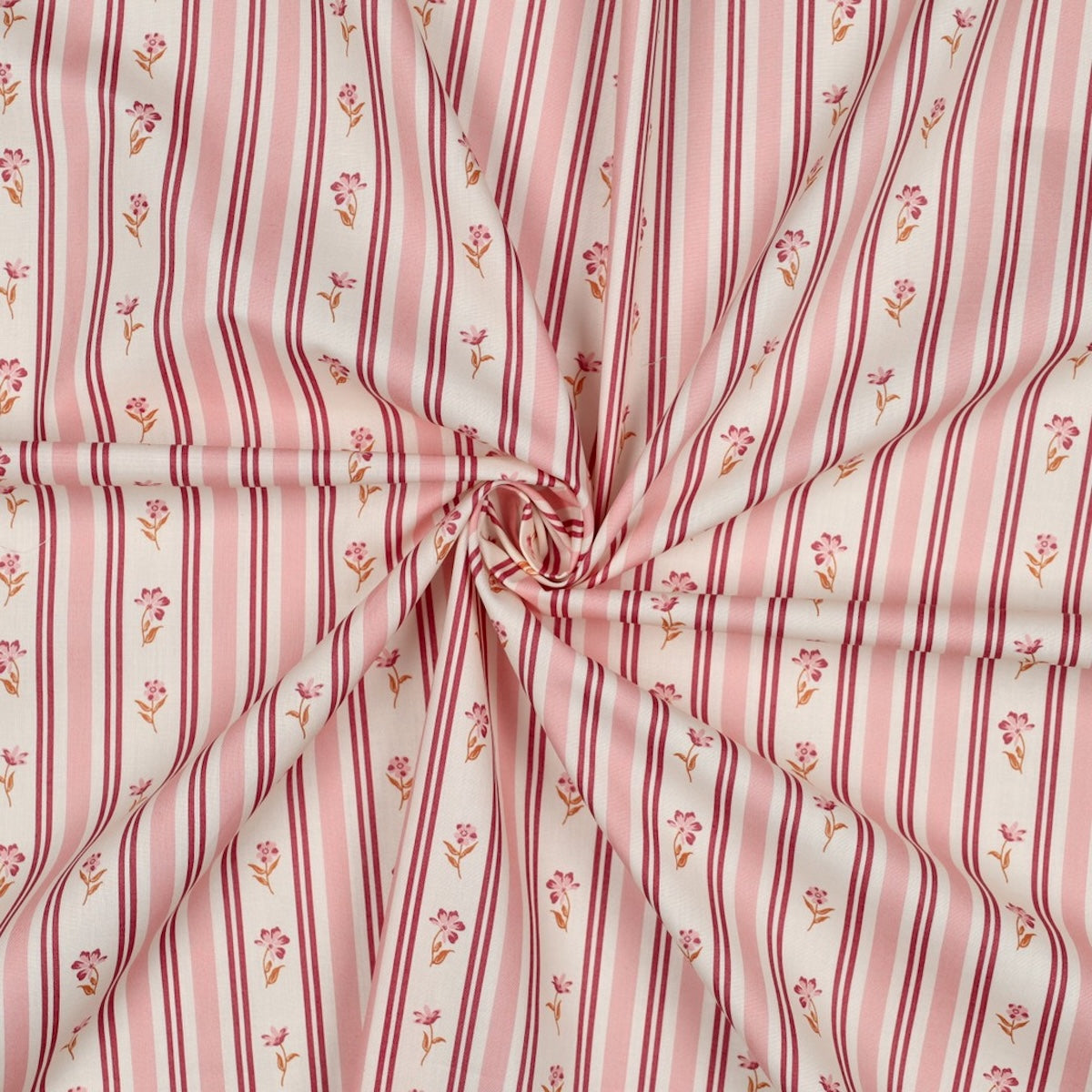 ikat-e-tissus-jardin-d-elisabeth-popeline-rose-fleurs image 3