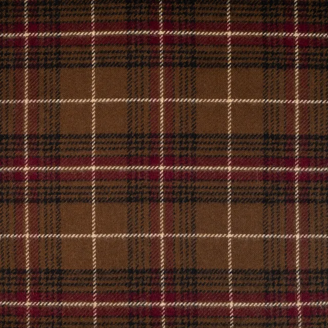 ikat-e-tissu-lainage-carreaux-chocolat image 1