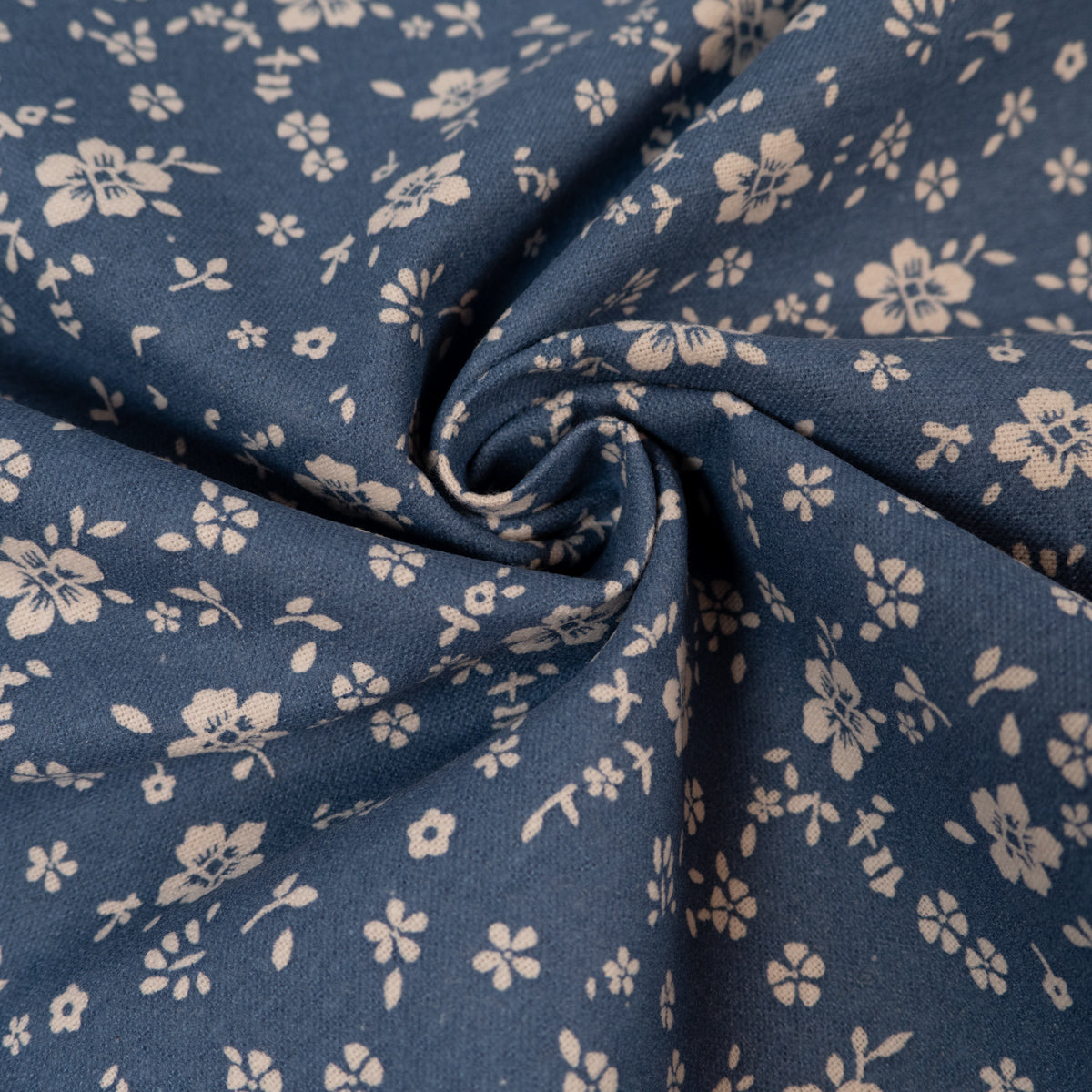 ikat-e-tissus-gard-nias-tissu-flanelle-bleu-fleurs image 3