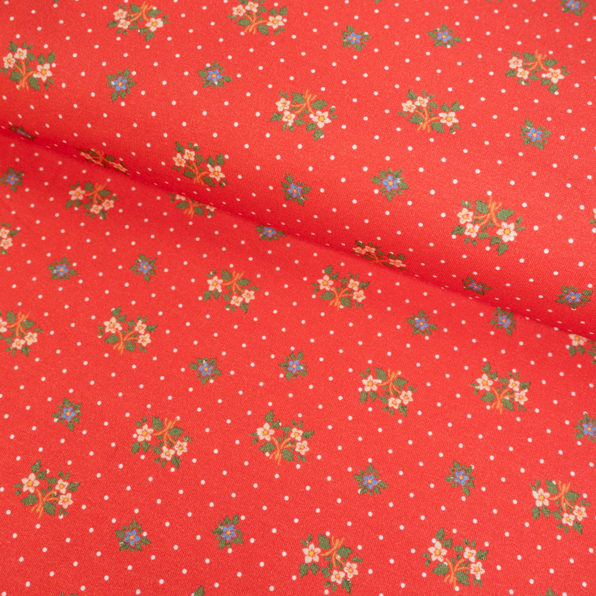 ikat-e-polka-flowers-tissu-jersey-bio-rouge-2 image 1