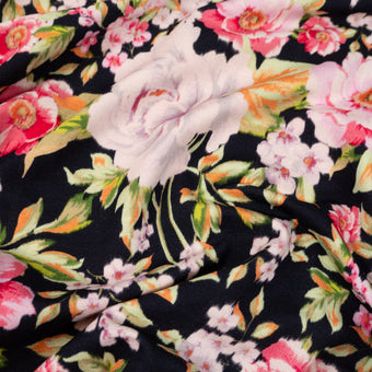 ikat-e-riviera-tissu-jersey-viscose-noir-fleuri image 4