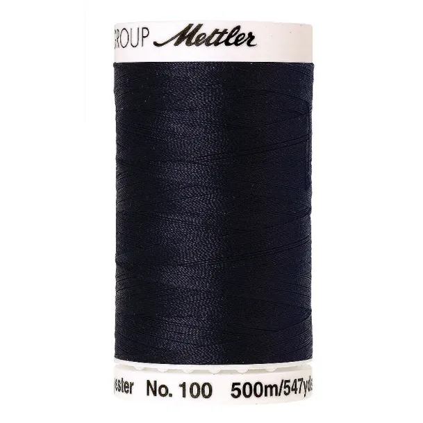 mettler-seralon-821-fil-coudre-bleu-marine-fonc-500m image 1